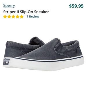 Men’s Navy Cutter Slip On Sperry Top-Siders